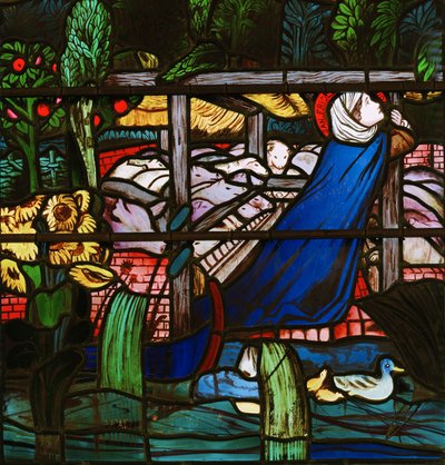 St Frideswide, detail, 1859 (vitráže) od Edward Burne Jones