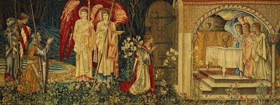 Dosažení svatého grálu od sira Galahada, sira Borse a sira Percivala, od Edward Burne Jones