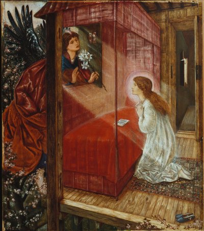 Zvěstování od Edward Burne-Jones
