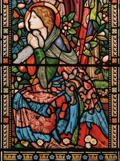 The Annunciation, c.1860 (vitráže) od Edward Burne Jones