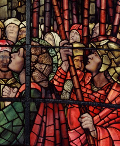 Okno Ukřižování, detail, 1888 (vitráže) od Edward Burne Jones