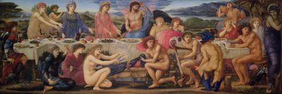Svátek Peleus od Edward Burne Jones