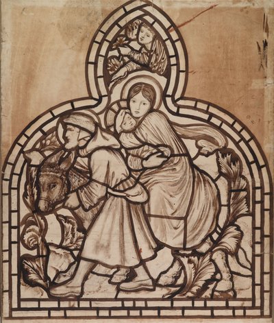 Útěk do Egypta od Edward Burne Jones