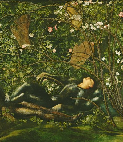 Rytíři a růže Briar, 1869 od Edward Burne Jones