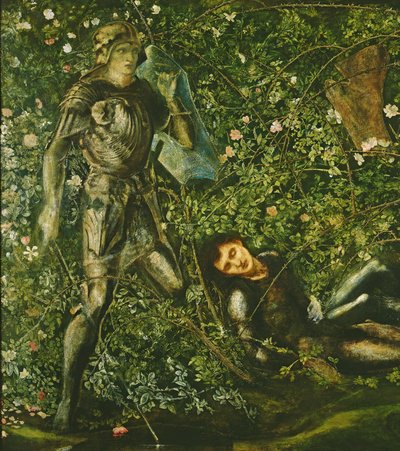 Rytíři a růže Briar, 1869 od Edward Burne Jones