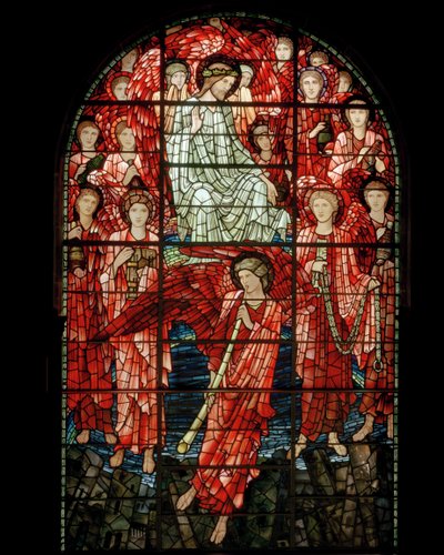 Okno posledního soudu, detail, 1897 (vitráže) od Edward Burne Jones