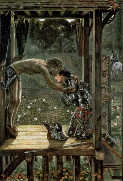 Milosrdný rytíř, 1863 od Edward Burne Jones
