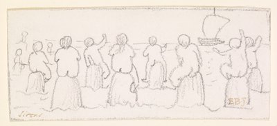 Sirény, kolem roku 1878 od Edward Burne Jones