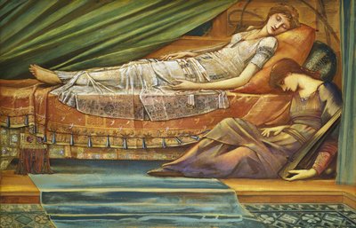 Spící princezna, c.1886-88 od Edward Burne Jones