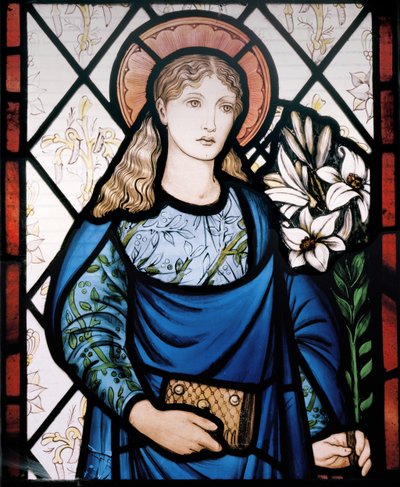 Panna Maria, 1882 (vitráže) od Edward Burne Jones