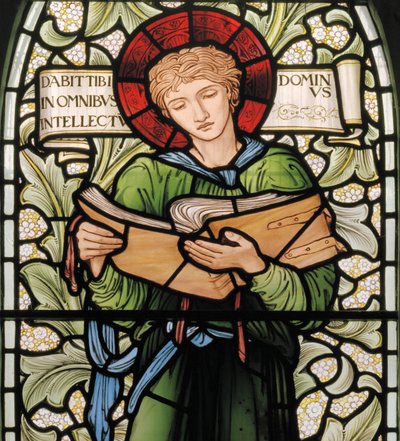 Wilden, All Saints, Morris & Co., Edward Burne-Jones, John Henry Dearle (1859-1932), Timothy, detail, 1902-1914, Louisa, Alfred, The Baldwins, ministerský předseda, metodista, Worcestershire, Arts & Crafts, od Edward Coley and Dearle Burne Jones
