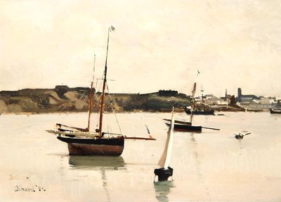 Přístav St. Servan od Edward Darley Boit