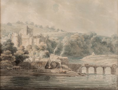 Hrad Chepstow od Edward Dayes