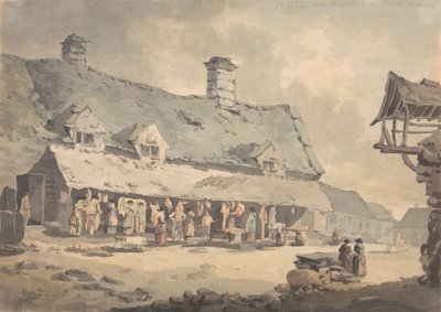Corwen Marketplace, Severní Wales od Edward Dayes
