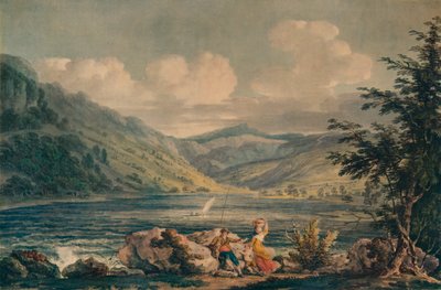 Hawes Water, Westmorland, c1790, 1935 od Edward Dayes