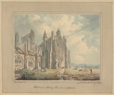 Melrose Abbey, Roxburghshire od Edward Dayes