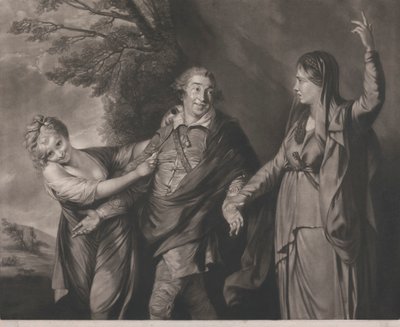Garrick mezi tragédií a komedií od Edward Fisher