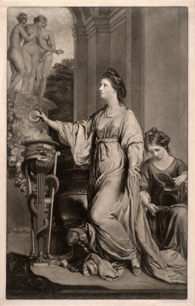 Lady Sarah Bunbury od Edward Fisher