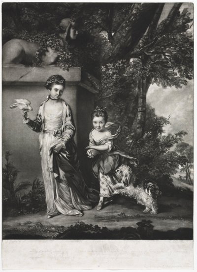 Dámy Amabel a Mary Jemima Yorke, c. 1761. od Edward Fisher