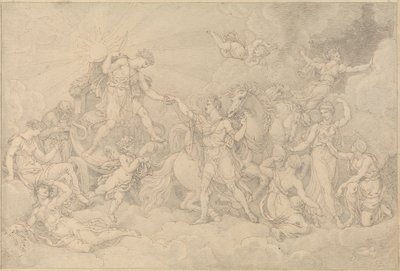 Apollo a Phaeton od Edward Francis Burney
