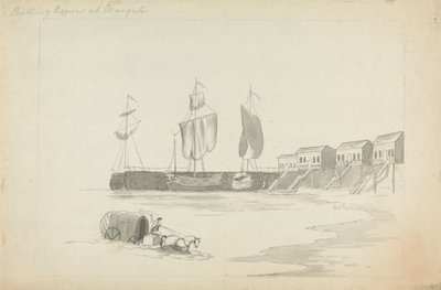 Lázeňské domy v Margate od Edward Francis Burney