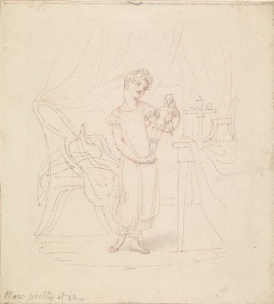 Ilustrace pro The New Doll: How Pretty it Is od Edward Francis Burney