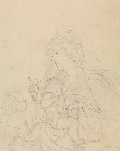 Madonna a dítě od Edward Francis Burney