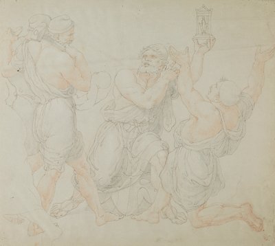 Studie k postavám Demitria a dvou dělníků od Edward Francis Burney