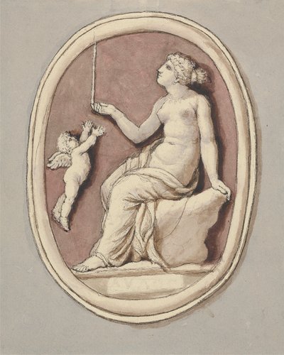 Venuše a Amor od Edward Francis Burney