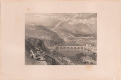 Most St. Cloud ze Sevres od Edward Francis Finden