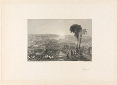 Nazaret od Edward Francis Finden