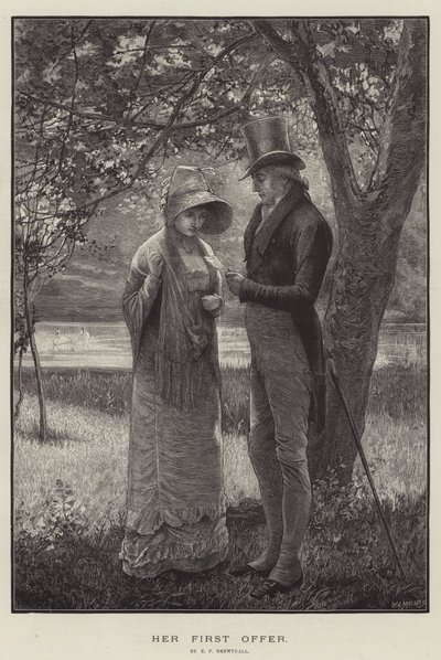 Její první nabídka od Edward Frederick Brewtnall