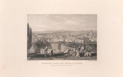 Florencie z Chiesa al Monte od Edward Goodall