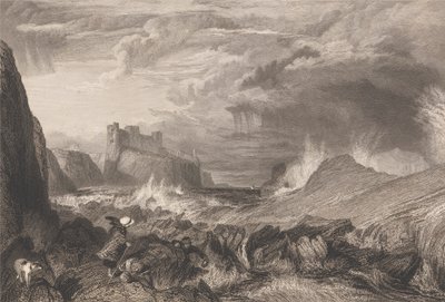Hrad Tantallon od Edward Goodall