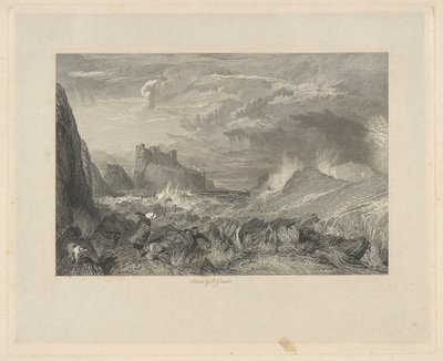 Hrad Tantallon od Edward Goodall