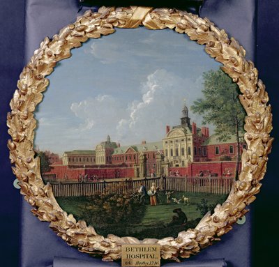 Nemocnice Bethlem, asi 1747 od Edward Haytley