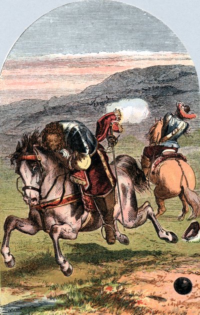 Smrt Henriho, Vicomte de Turenne, francouzský voják, 1675 c1870 od Edward Henry Corbould