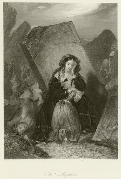 Zemětřesení od Edward Henry Corbould