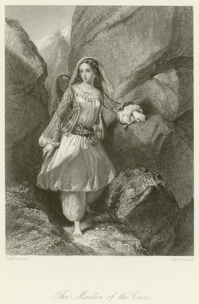 Panna z jeskyně od Edward Henry Corbould