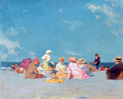 Odpolední zábava, asi 1907-27 (olej na plátně) od Edward Henry Potthast