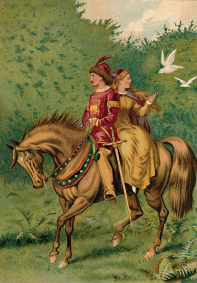 Popelka a princ, 1901 od Edward Henry Wehnert