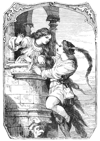 Rapunzel, 1901 od Edward Henry Wehnert