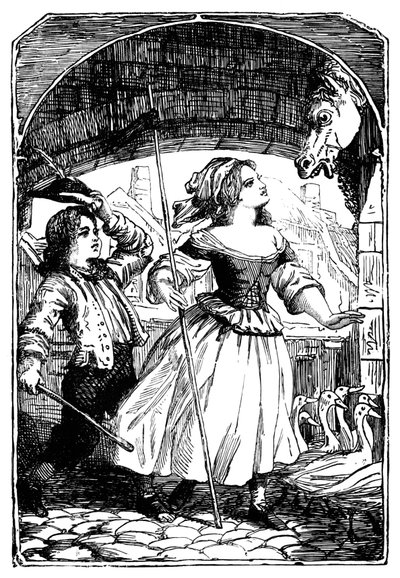 Husí dívka, 1901 od Edward Henry Wehnert