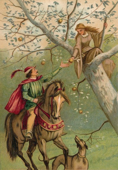 Two-Eyes and the Knight, 1901 od Edward Henry Wehnert