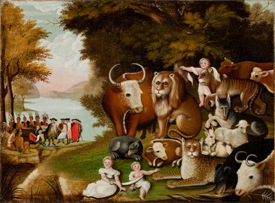 Mírové království, kolem roku 1833 od Edward Hicks