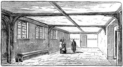 The Guildhall, Stratford-upon-Avon, Warwickshire, 1885. od Edward Hull
