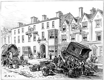 The Red House Hotel, Stratford-upon-Avon, Warwickshire, 1885. od Edward Hull