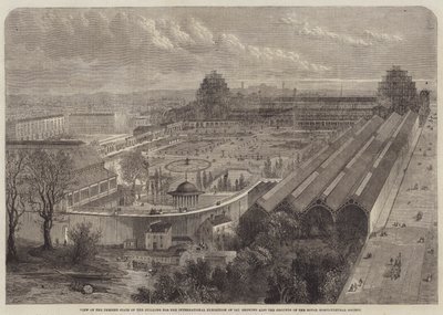 Pohled na současný stav budovy pro mezinárodní výstavu 1862 ? od Edward Hull
