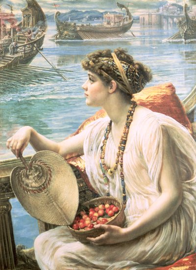 Závod římských lodí od Edward John Poynter