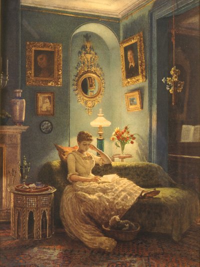 Večer doma, 1888 od Edward John Poynter